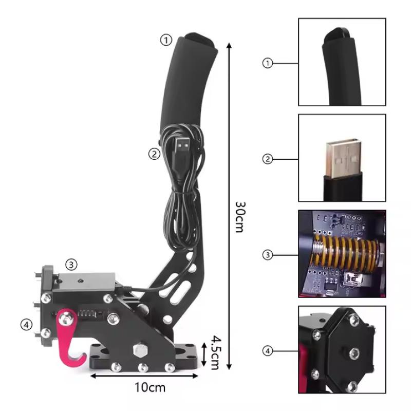 USB Universal Handbrake Black
