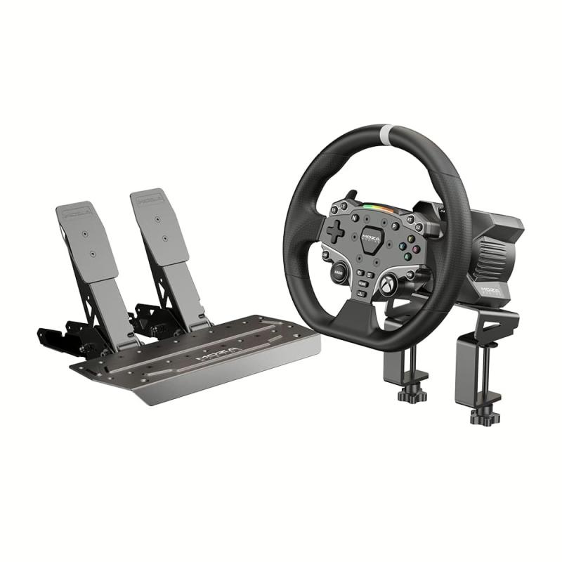 Moza R3 Racing Wheel and Pedals for Xbox and PC