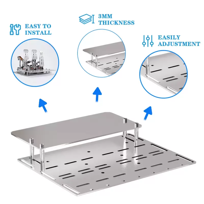 SimJack P3 Pro Pedals Plate